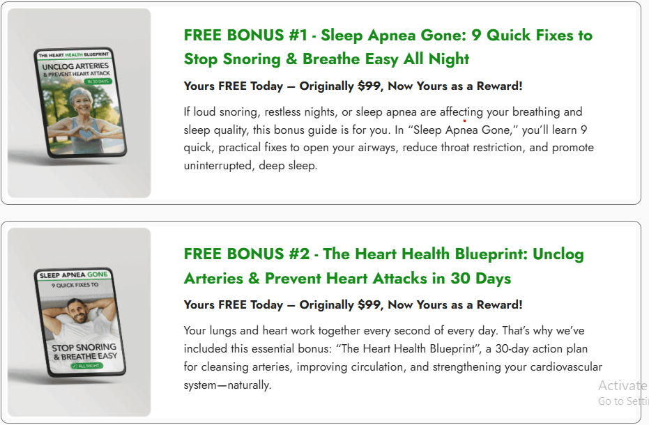 Lung expand pro free Bonuses